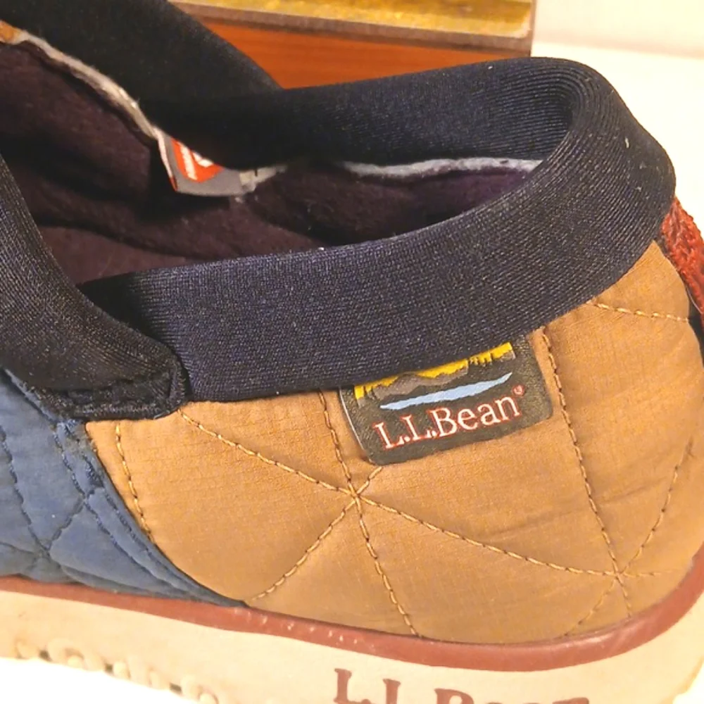 LL Bean Womens Ultralight Primaloft All Westher Water Resistant Slip Ons Sz 8 M